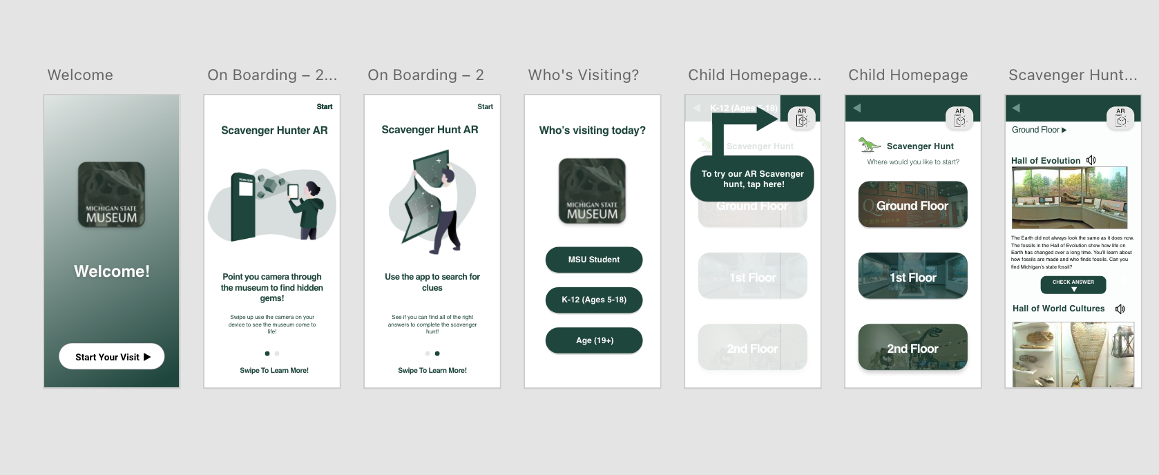 Michigan State Museum App MSU Museum Scavenger Hunt App
