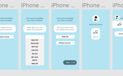 Accessible Note Taking App Wireframing